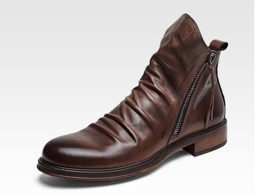 Uomo di colore argento Scarpe da ginnastica in pelle Scarpe da ginnastica a punta rotonda Confortevoli Stile Scarpe da passeggio