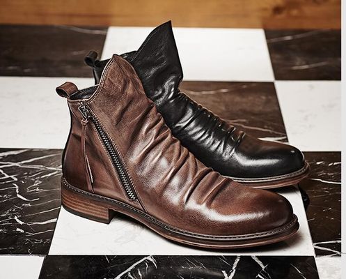 Uomo di colore argento Scarpe da ginnastica in pelle Scarpe da ginnastica a punta rotonda Confortevoli Stile Scarpe da passeggio