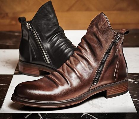 Uomo di colore argento Scarpe da ginnastica in pelle Scarpe da ginnastica a punta rotonda Confortevoli Stile Scarpe da passeggio