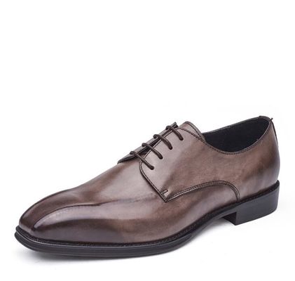 Fabbricazione a mano Uomo Nero Patent Scarpe di cuoio Piede quadrato Uomo a strisce Scarpe da sposa