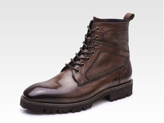 Confortevoli stivali da uomo autunnali da uomo traspiranti scarpe casual con top alto