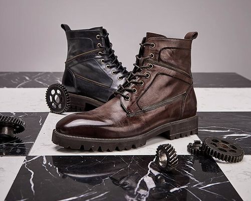 Confortevoli stivali da uomo autunnali da uomo traspiranti scarpe casual con top alto