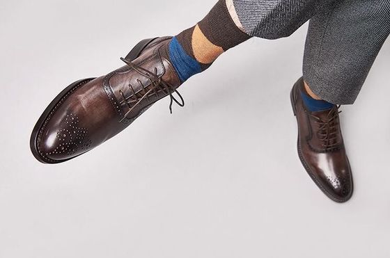 Calzature da uomo in PU classica per abiti formali Stile Oxford Calzature su misura per affari