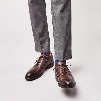 Calzature da uomo in PU classica per abiti formali Stile Oxford Calzature su misura per affari