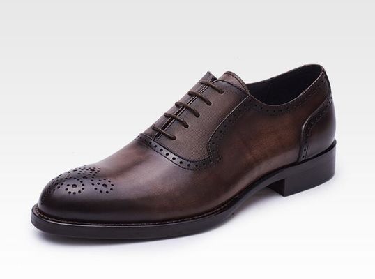 Calzature da uomo in PU classica per abiti formali Stile Oxford Calzature su misura per affari