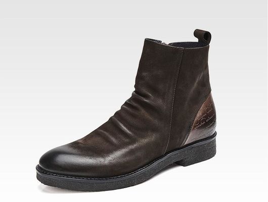 Stivali in pelle da Goodyear, stivali da uomo retro, stivali da Chelsea.