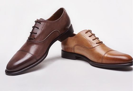 Negozi / Matrimoni Abiti da uomo Scarpe da buoi Pelli da cuoio autentico Lace Up Brogues