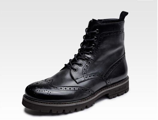 Caldo Marten Uomo Suede Desert Stivali a tacco basso Nubuck Scarpe da caviglia in pelle con filo da cucire