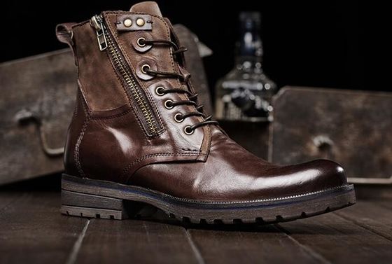 Altezza in aumento tacco ascensore calzature casual Flat Lace Up Mens ascensore abito calzature