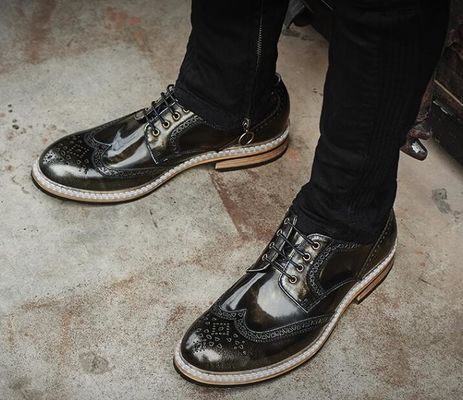 Moda Italiana Disegnatori Uomini Abiti Formali Scarpe di Pelle Originali Scarpe da Sposa di Lusso