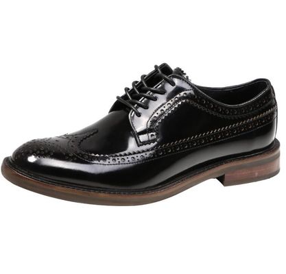 Marca Italiana Scarpe da cuoio da uomo Scarpe piatte Scarpe nere Scarpe da abito