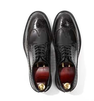 Marca Italiana Scarpe da cuoio da uomo Scarpe piatte Scarpe nere Scarpe da abito