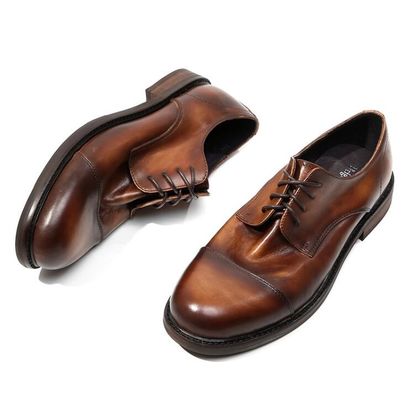 Calzature da uomo in abito formale moda marrone calzature da uomo in pelle Oxford