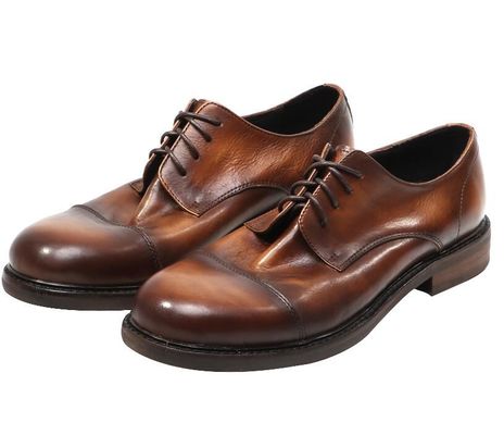 Calzature da uomo in abito formale moda marrone calzature da uomo in pelle Oxford