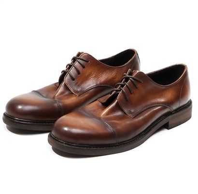 Calzature da uomo in abito formale moda marrone calzature da uomo in pelle Oxford