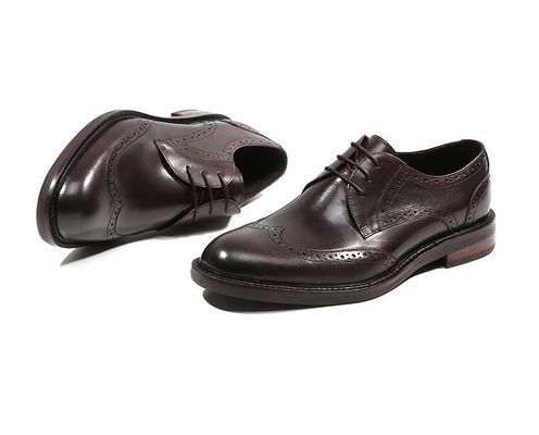 Modello nero crocodilo abito in pelle maschile scarpe marrone / nero maschile scarpe Oxford