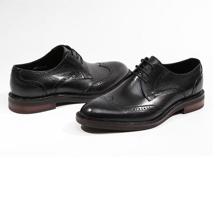 Modello nero crocodilo abito in pelle maschile scarpe marrone / nero maschile scarpe Oxford