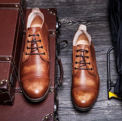 OEM Uomo Casual Lace Up Scarpe Confortevoli Calzature da guida piatte traspiranti