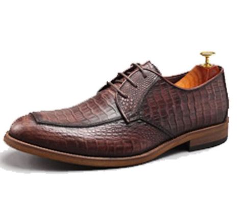 Scarpe da uomo in pelle, con doppia fibbia, scarpe da monaco.