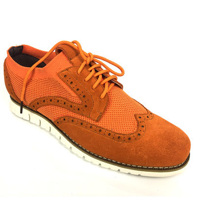 Flyknit Suede Calzature da uomo in cuoio casual, calzature da canvas a maglia per il tempo libero
