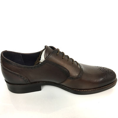 2018 Calzature Fabbrica Cina Calzature in cuoio 100% artigianali Stile italiano Calzature da uomo