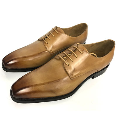 2018 Lace-up Italiano Genuino Pelle di mucca Bolle Bicicletta Gomma Scarpe da uomo