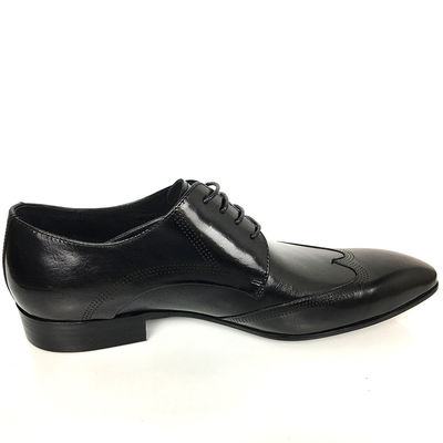 2018 Ultimo stile di pelle di qualità marchio di lusso uomo laceup abito formale scarpe 2018 fabbrica caldo stile moda uomo pelle