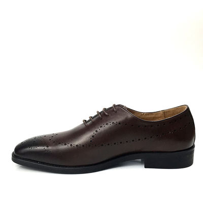 Colori a mano di cuoio di vitello uomo abito formale scarpe stile elegante