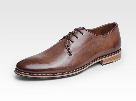 Calzature in pelle da uomo Goodyear Custom Handmade Oxford con quattro colori
