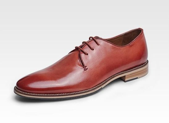 Calzature in pelle da uomo Goodyear Custom Handmade Oxford con quattro colori