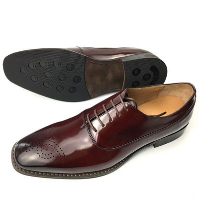 Involucro in cuoio di mucca e doppio cuoio Welt uomo scarpe da ufficio