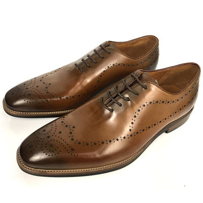 Inghilterra Stile Moda Uomini Ufficio Formale Scarpe in cuoio Brogue Con Grande Dimensione