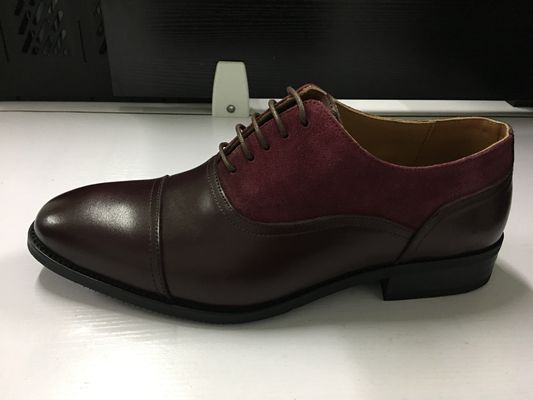 Smart Formal Mens Leather Dress Scarpe Goodyear Welted fatte su ordinazione