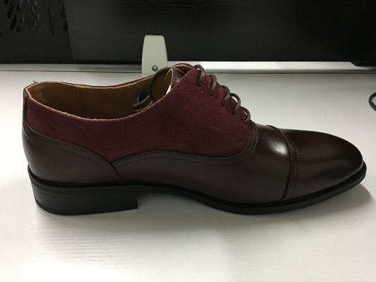 Smart Formal Mens Leather Dress Scarpe Goodyear Welted fatte su ordinazione