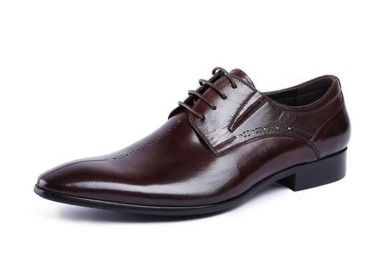 Brand Wingtip Oxford Luxury Mens Leather Dress Shoes, Scarpe in cuoio originale intagliate