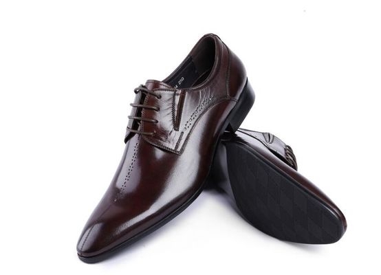 Brand Wingtip Oxford Luxury Mens Leather Dress Shoes, Scarpe in cuoio originale intagliate