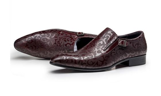 Scarpe da uomo in pelle di Python, scarpe da uomo in pelle di serpente esotiche, scarpe da uomo classiche in incisione.