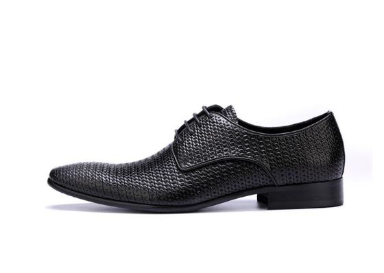 Tutte tessute brillanti maschili originali di cuoio abiti da uomo scarpe da cuoio Oxford scarpe da uomo