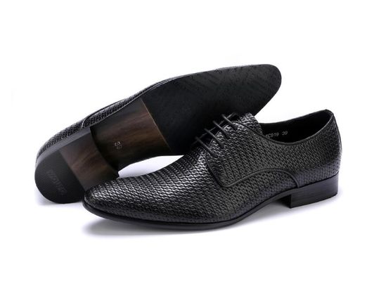 Tutte tessute brillanti maschili originali di cuoio abiti da uomo scarpe da cuoio Oxford scarpe da uomo