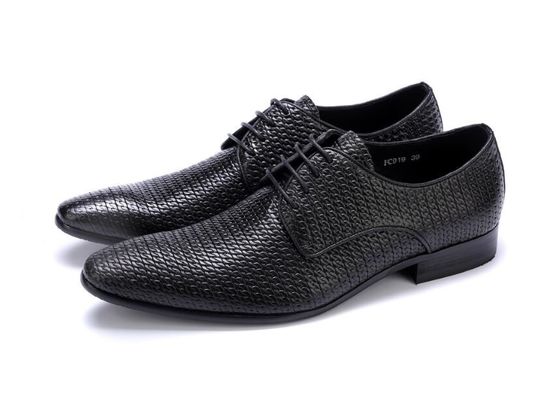 Tutte tessute brillanti maschili originali di cuoio abiti da uomo scarpe da cuoio Oxford scarpe da uomo