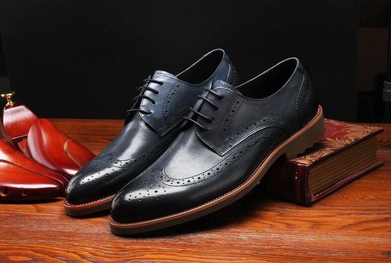 Classic Style Derby Nero Abbigliamento Scarpe, Uomini Retro Abbigliamento Scarpe Oxford