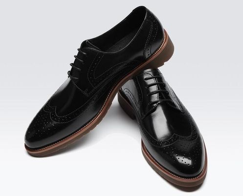 Classic Style Derby Nero Abbigliamento Scarpe, Uomini Retro Abbigliamento Scarpe Oxford