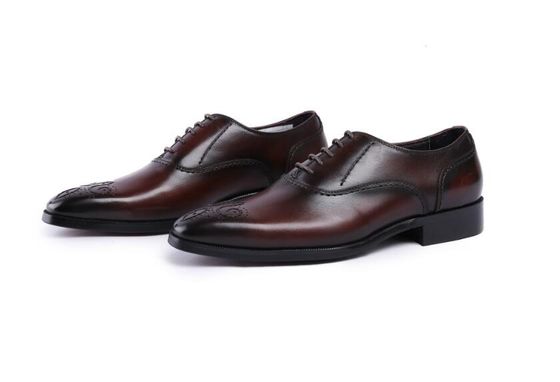 Scarpe da uomo in pelle, scarpe Goodyear realizzate a mano.