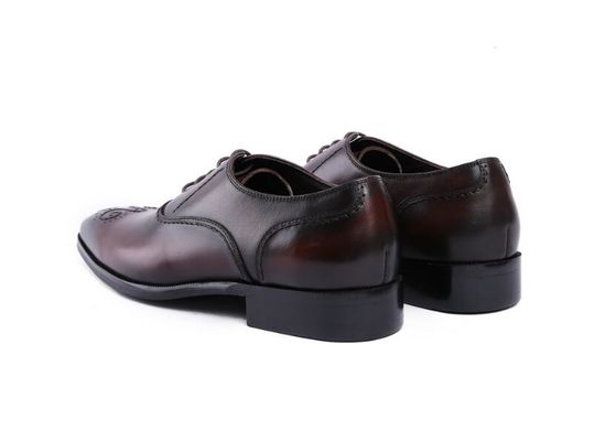 Scarpe da uomo in pelle, scarpe Goodyear realizzate a mano.