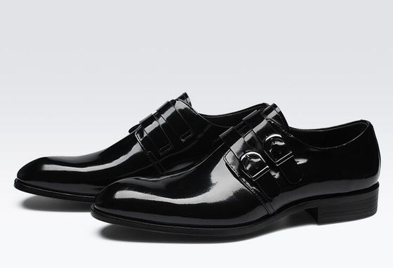 Retro Brogue Uomini Scarpe da ufficio, Scarpe da ufficio nero Oxford
