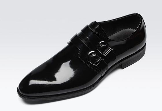 Retro Brogue Uomini Scarpe da ufficio, Scarpe da ufficio nero Oxford