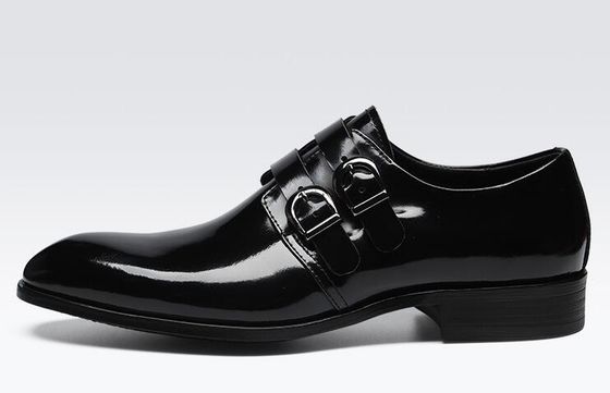 Retro Brogue Uomini Scarpe da ufficio, Scarpe da ufficio nero Oxford