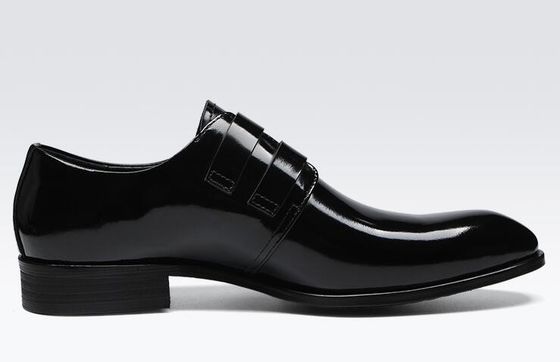 Retro Brogue Uomini Scarpe da ufficio, Scarpe da ufficio nero Oxford