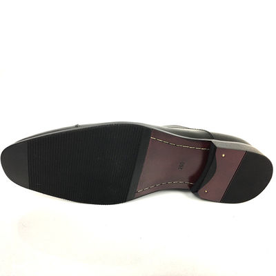 Calzature da uomo in cuoio nero / calzature da uomo business casual