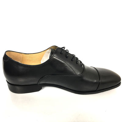 Calzature da uomo in cuoio nero / calzature da uomo business casual